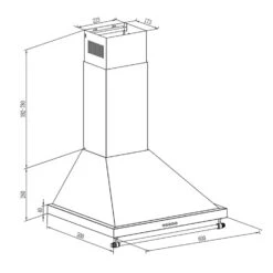 Montblanc Dunstabzugshaube Umluftset 610m³/h 165W 2x1,5W Weiß -Optimal Küchengeräte Geschäft 60002319 yy 0007 logo Klarstein Montblanc 60 Dunstabzugshaube weiss