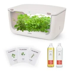 GrowIt Farm Starter Kit Europe 28 Pflanzen 48W 8 Ltr Europe-Seeds Nährlösung