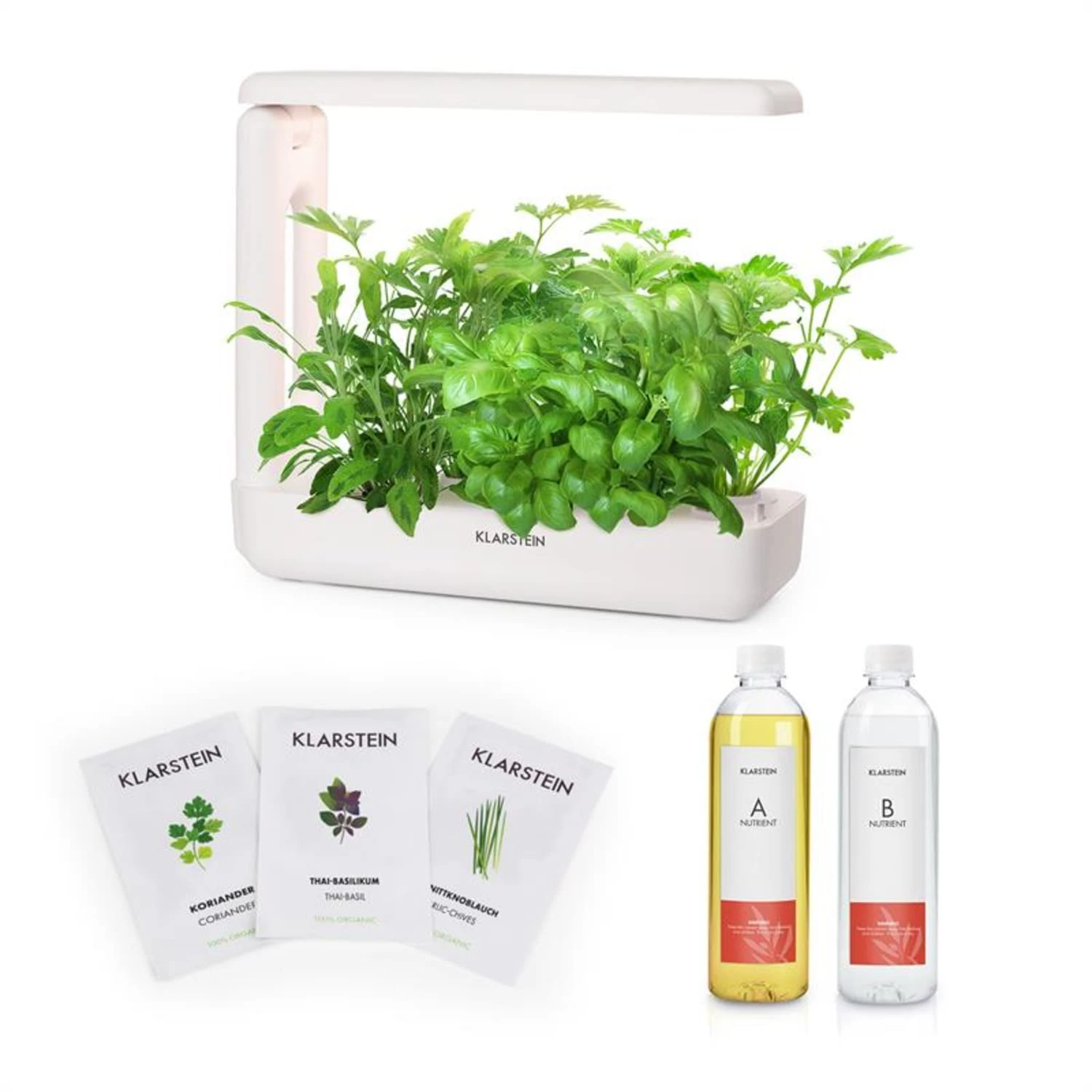 GrowIt Cuisine Starter Kit Asia 12 Pflanzen 25W LED 2Ltr Asia-Seeds Nährlösung 3 GrowIt Cuisine Starter Kit Asia 12 Pflanzen 25W LED 2Ltr Asia-Seeds Nährlösung