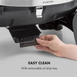 Parforce One Gasgrill 3,5kW 12000BTU Grilltisch Gasschlauch Schwarz -Optimal Küchengeräte Geschäft 60002431 yy 0009 logo Klarstein Parforce One Gasgrill 12000BTU schwarz