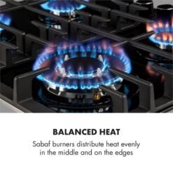 Gusteau Ignito Einbau-Ofen-Set Elektro / Gas 64Ltr Schwarz Edelstahl -Optimal Küchengeräte Geschäft 60002595 yy 0008 logo Klarstein Ignito 4 Zonen Gaskochfeld schwarz