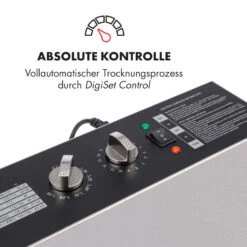 Master Jerky 16 Dörrautomat + Fleischhaken Set 1500W 40-90 °C 15h-Timer Edelstahl Silber -Optimal Küchengeräte Geschäft 60002668 de 0004 logo