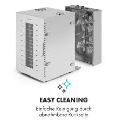 Master Jerky 16 Dörrautomat + Fleischhaken Set 1500W 40-90 °C 15h-Timer Edelstahl Silber -Optimal Küchengeräte Geschäft 60002668 de 0008 logo