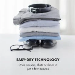 ShirtButler Pro Automatisches Trocknersystem Hemd & Hose 1200 W 2-in-1 70 °C Timer Weiß -Optimal Küchengeräte Geschäft 60002669 yy 0004 logo Klarstein ShirtButler Pro Trocknersystem weiss