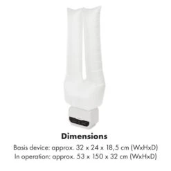 ShirtButler Pro Automatisches Trocknersystem Hemd / Hose / Schuhe 1200W 2-in-1 70°C Timer Weiß -Optimal Küchengeräte Geschäft 60002670 yy 0009 logo Klarstein ShirtButler Pro Trocknersystem weiss